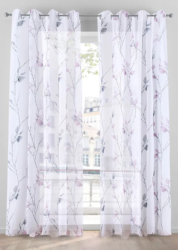 Gordijn met gerecycled polyester (1 stuk), bonprix
