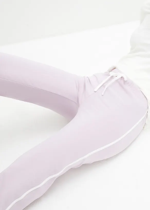 Jersey broek van katoen met stretch (set van 2), bonprix