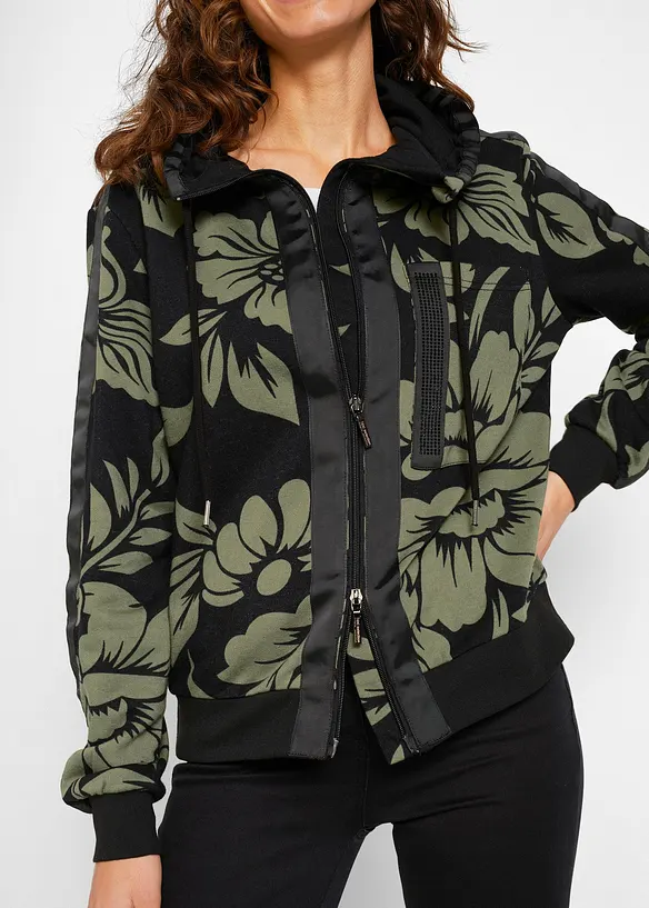 Sweatvest met katoen, bonprix