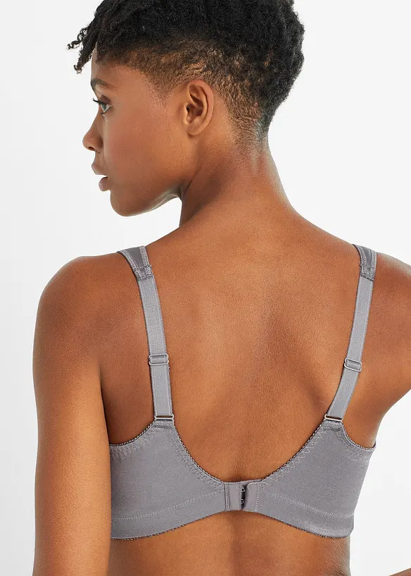 Steun bh zonder beugels met gewatteerde bandjes (set van 2), bonprix