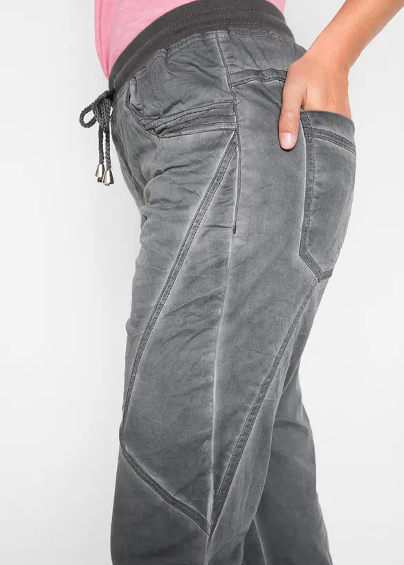 Cargo broek in used look, bonprix