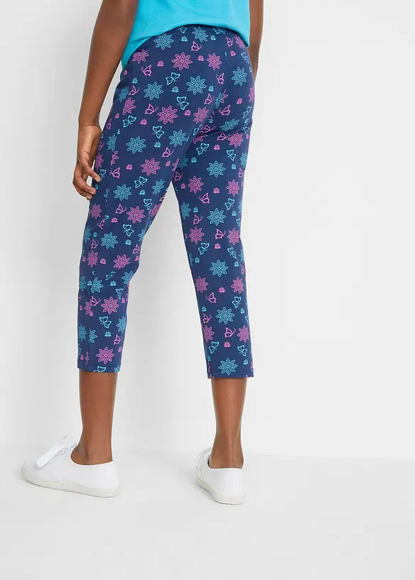 Capri legging (set van 2) met biologisch katoen, bonprix