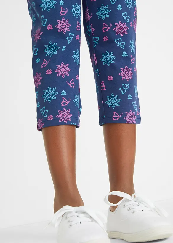 Capri legging (set van 2) met biologisch katoen, bonprix
