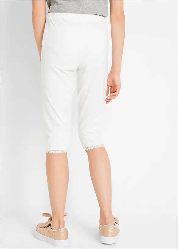 Capri legging met biologisch katoen (set van 2), bonprix