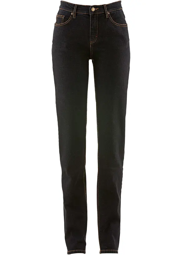 Mom jeans mid waist, long, bonprix