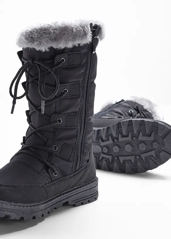 Winterboots met veters, bonprix