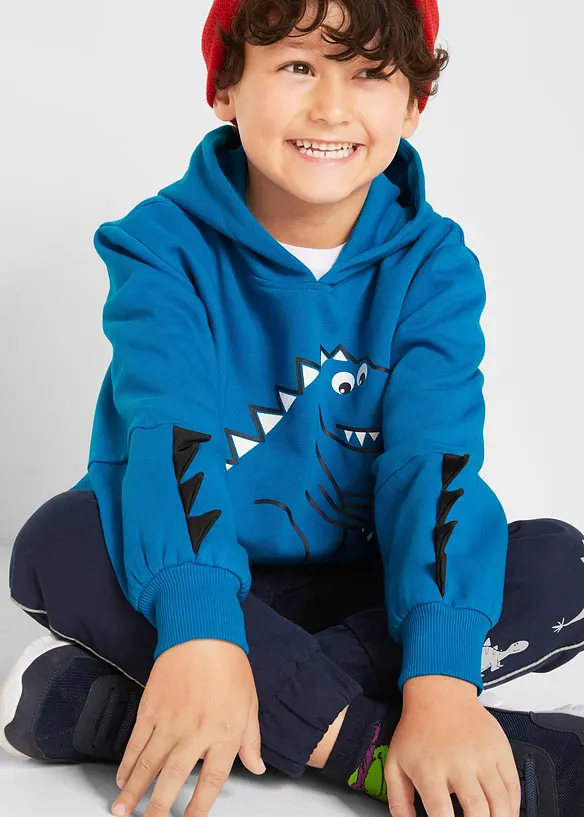 Hoodie met dinoprint, bonprix