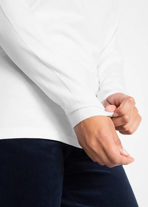 Longsleeve met ronde hals, bonprix
