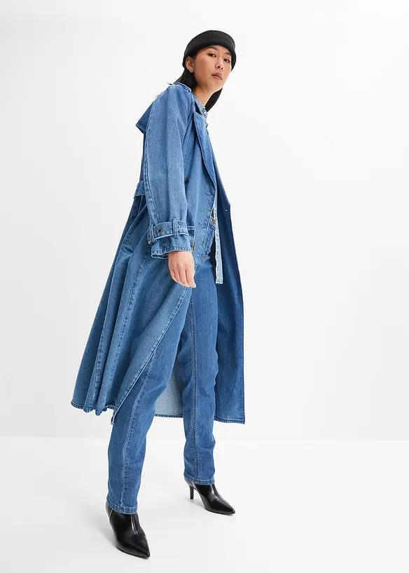 Straight jeans mid waist, stretch, bonprix