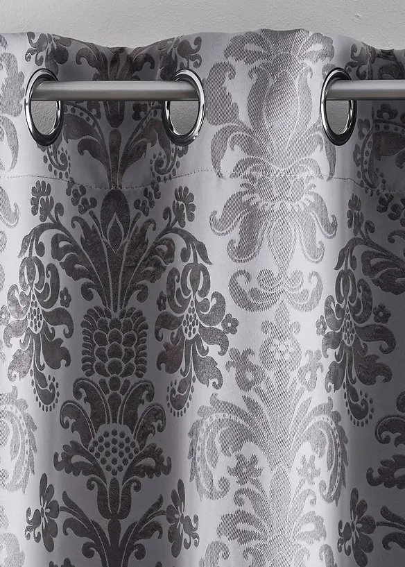 Isolerend verduisterend gordijn van jacquard (1 stuk), bonprix