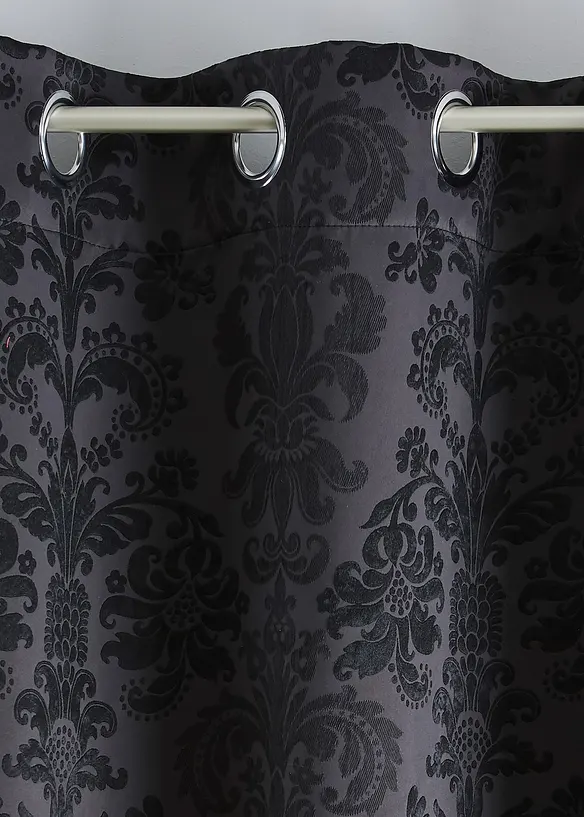 Isolerend verduisterend gordijn van jacquard (1 stuk), bonprix
