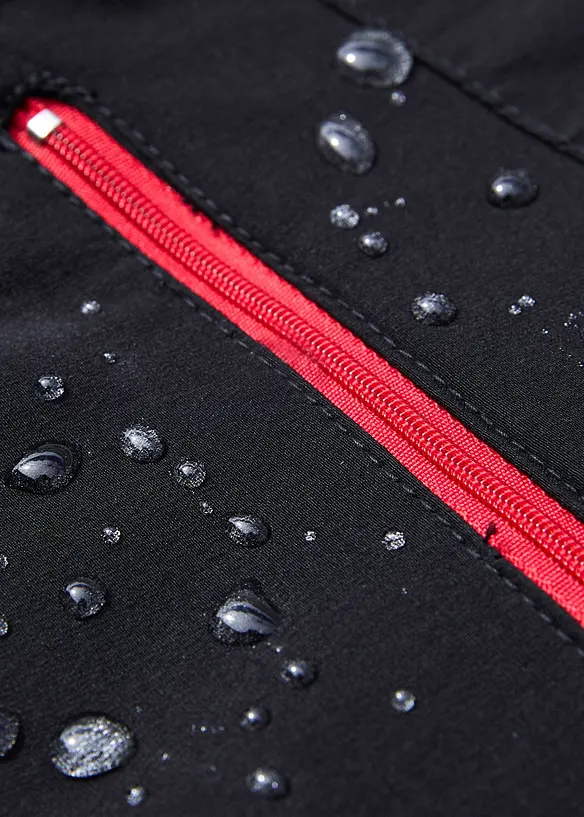 Stretch softshell broek met zakken, waterafstotend, bonprix