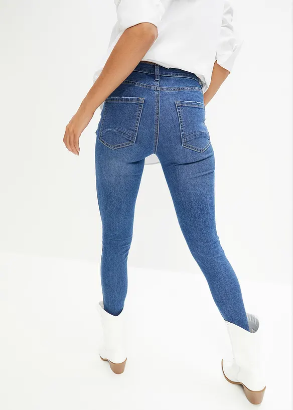 Skinny jeans, mid waist, bonprix