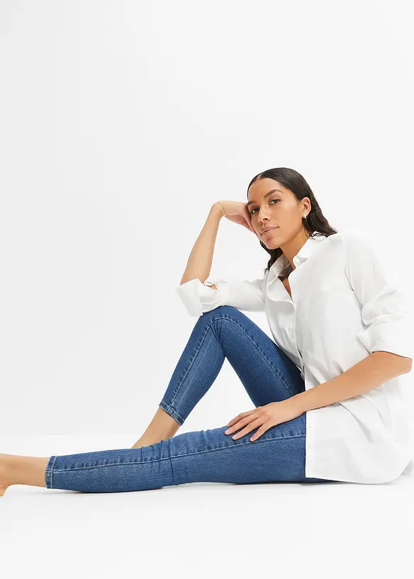 Skinny jeans, mid waist, bonprix