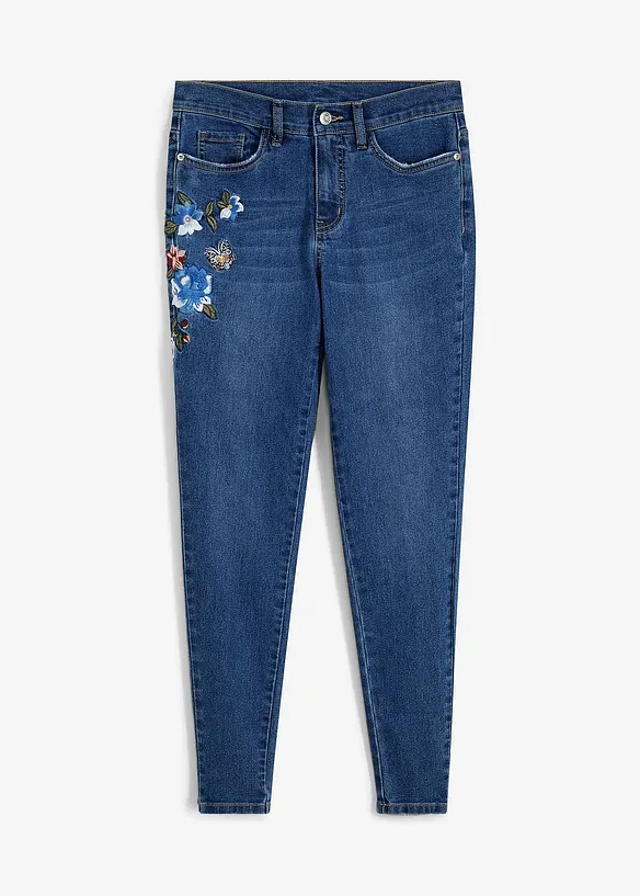 Skinny jeans, mid waist, bonprix