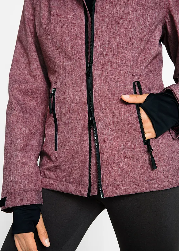 Outdoor jas met teddyfleece, waterdicht, bonprix