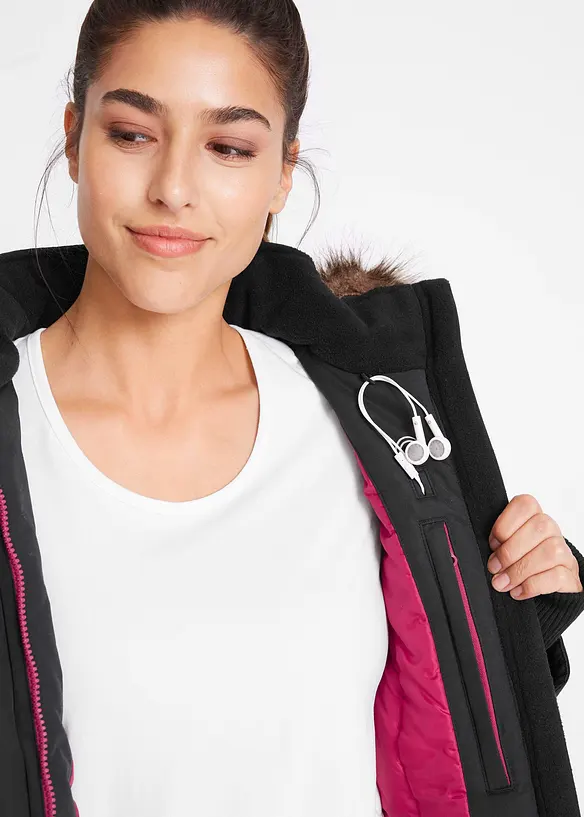 Gewatteerde outdoor parka, waterdicht, bonprix
