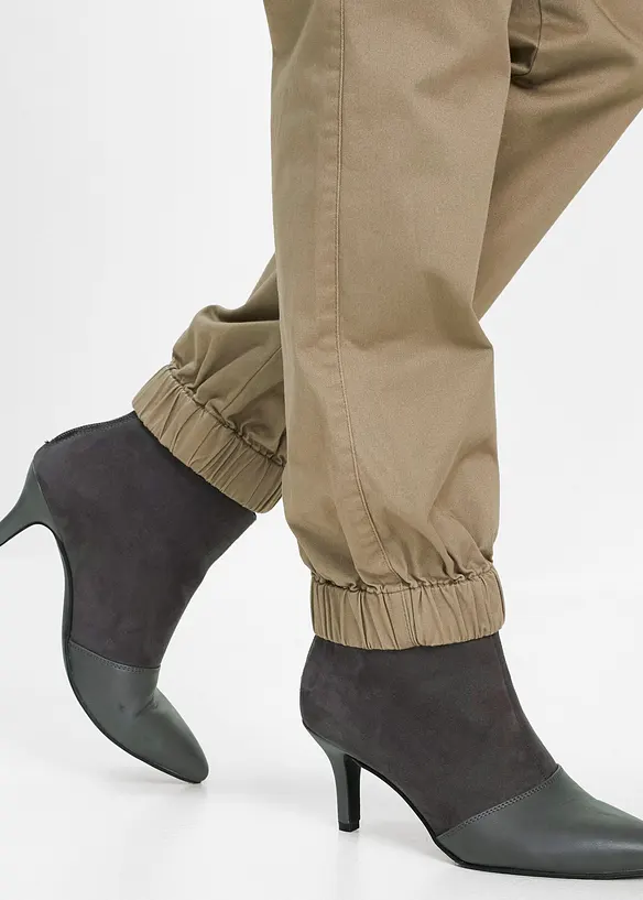 Cargo broek met stretch van katoen, bonprix