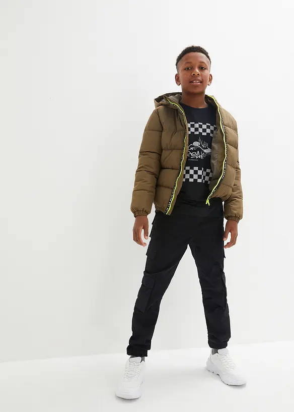 Stretch cargo instapbroek, regular fit, bonprix