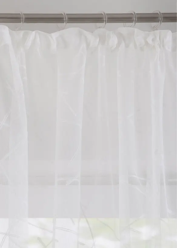 Transparant jacquard gordijn, bonprix