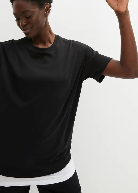 Oversized shirt van biologisch katoen, bonprix