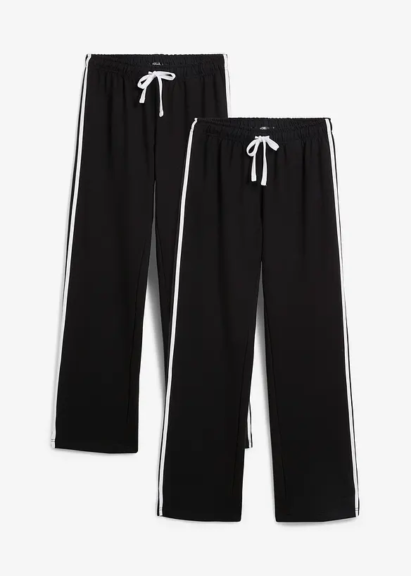 Joggingbroek van zwaar katoen (set van 2), bonprix