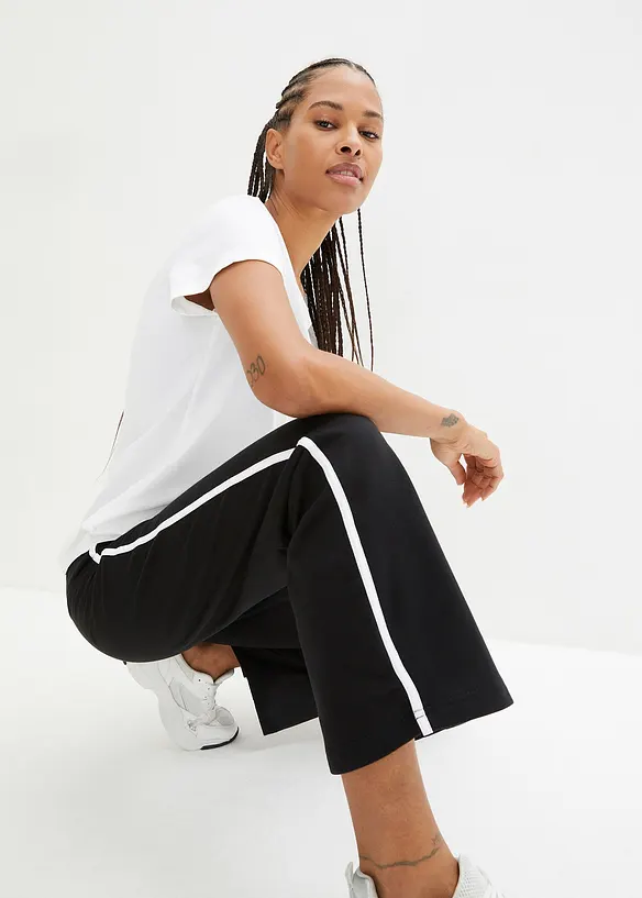 Joggingbroek van zwaar katoen (set van 2), bonprix
