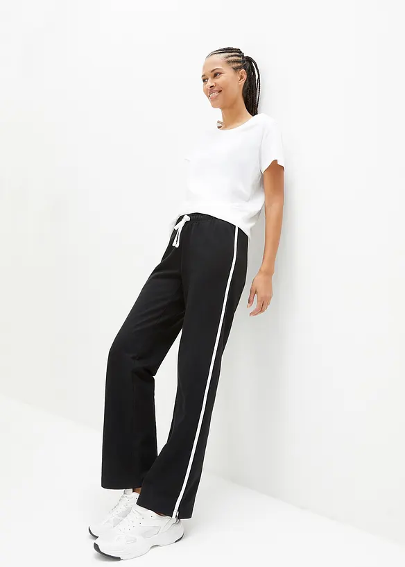 Joggingbroek van zwaar katoen (set van 2), bonprix