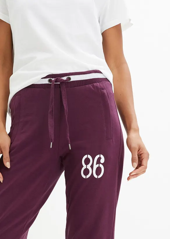 Sweatpants van elastische katoenmix, bonprix