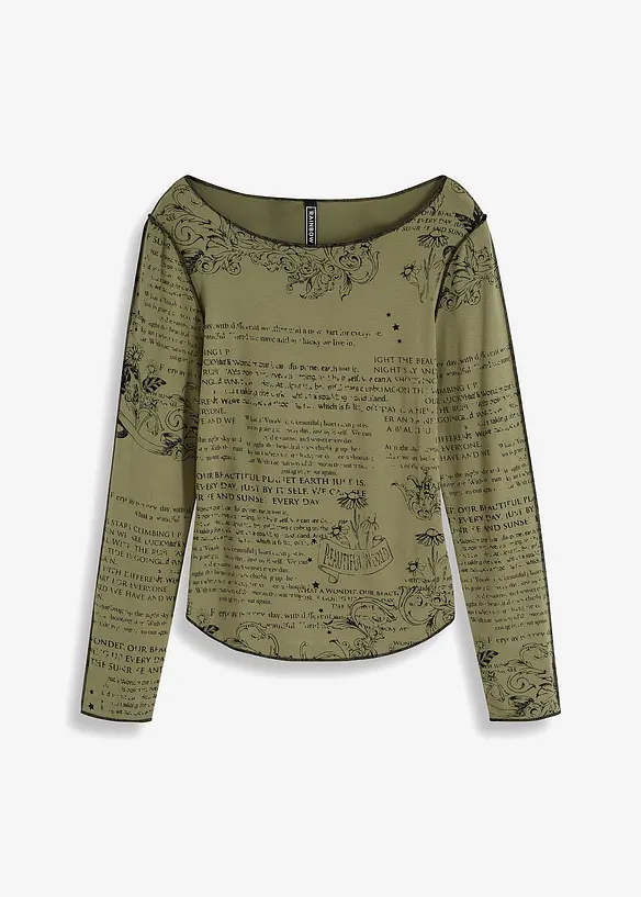 Longsleeve van zacht viscose, bonprix