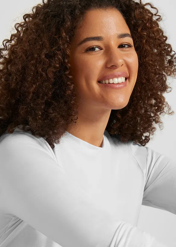Longsleeve van biologisch katoen (set van 2), bonprix