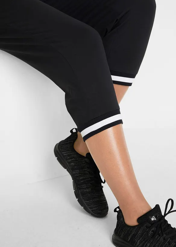 3/4 joggingbroek in een katoen-wolmix, bonprix