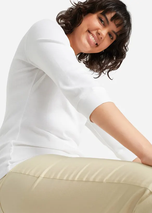 Longsleeve van biologisch katoen, bonprix