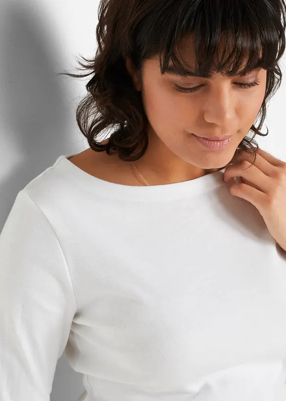 Longsleeve van biologisch katoen, bonprix