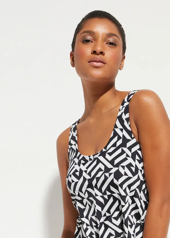 Elegant badpak in tankini-look, bonprix