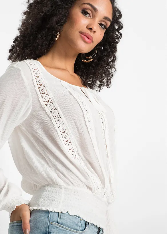 Blouse van zachte viscose, bonprix