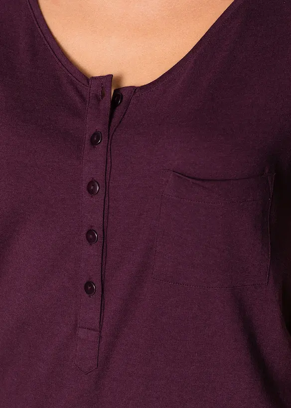 T-shirt van katoen-viscosemix, bonprix