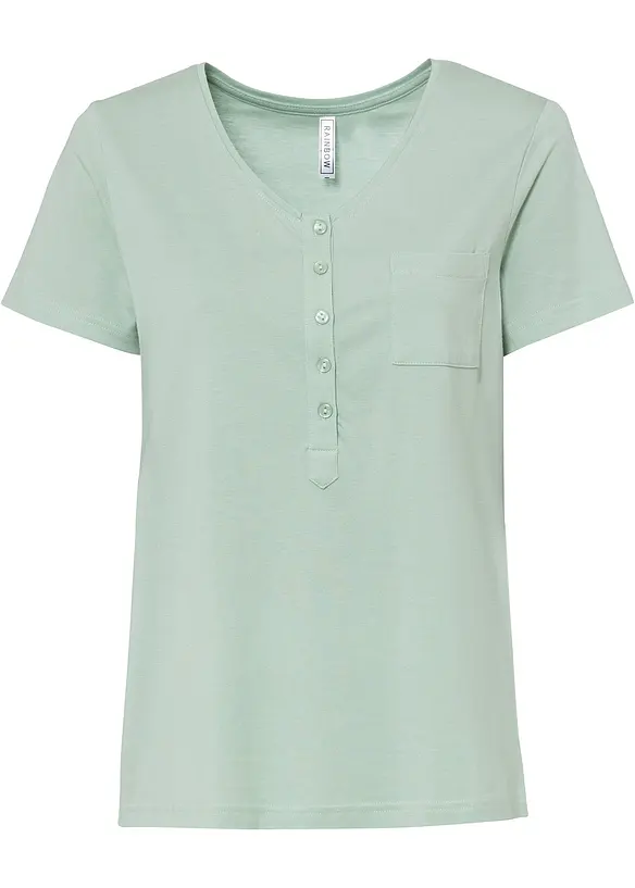 T-shirt van katoen-viscosemix, bonprix