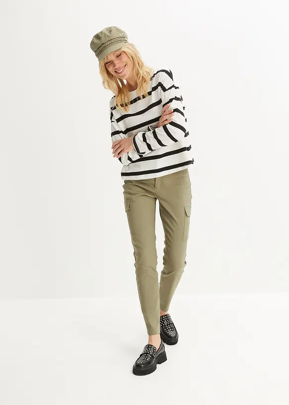 High waist cargo broek, RAINBOW
