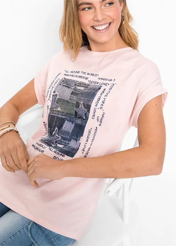 Shirt met print, bonprix