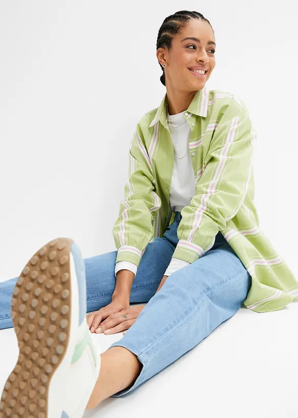 Mom jeans met high waist, stretch, bonprix