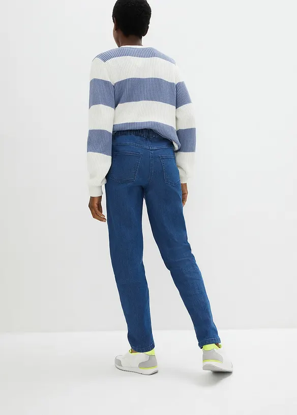 Mom jeans met high waist, stretch, bonprix