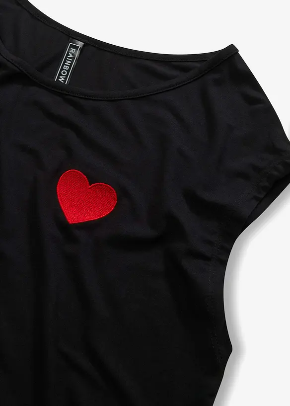 High-low shirt van een soepele viscosemix, bonprix