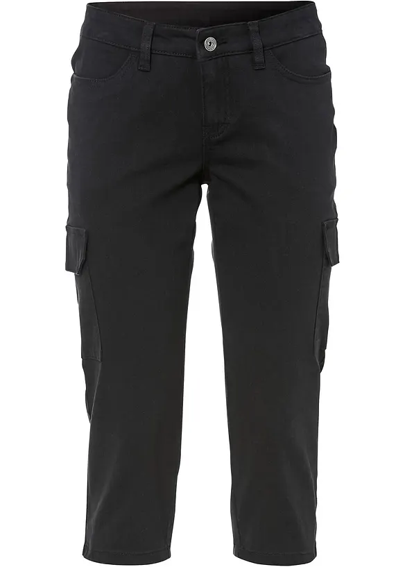 Capri broek van elastische katoenmix, bonprix