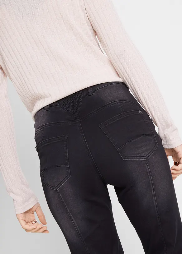 Corrigerende jeans mid waist, bootcut, bonprix
