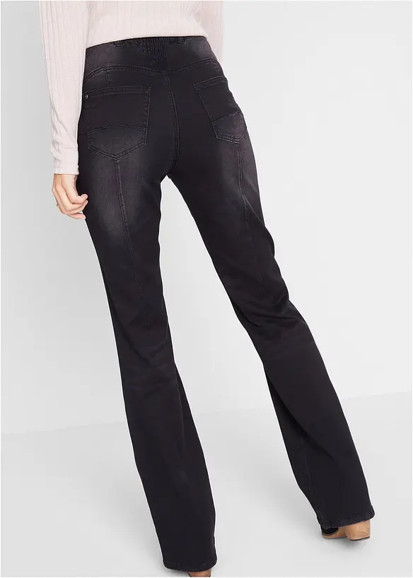 Corrigerende jeans mid waist, bootcut, bonprix