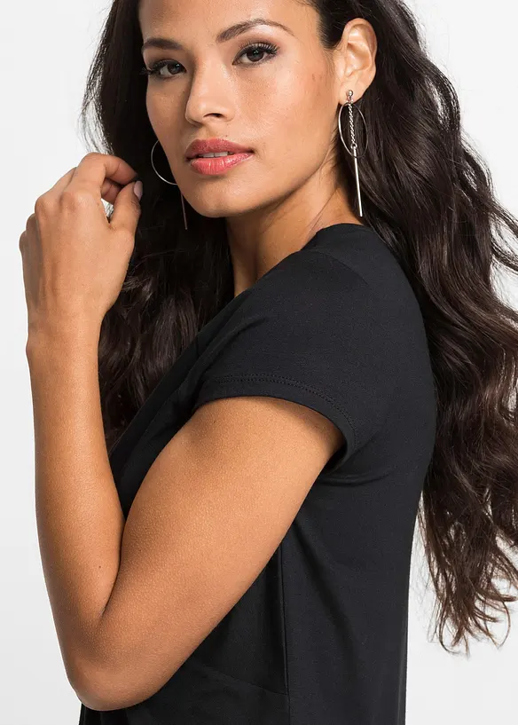 Shirt in een viscosemix, bonprix