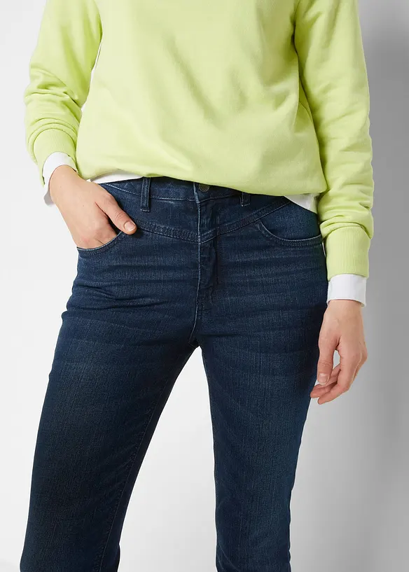 Skinny jeans, high waist, cropped, bonprix