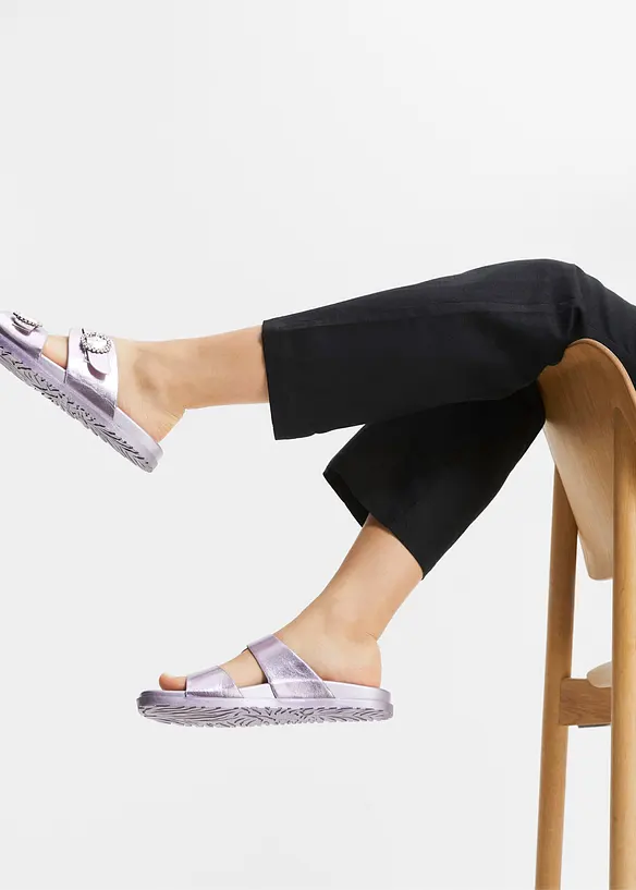 High waist linnen broek van een linnen-viscosemix, bonprix