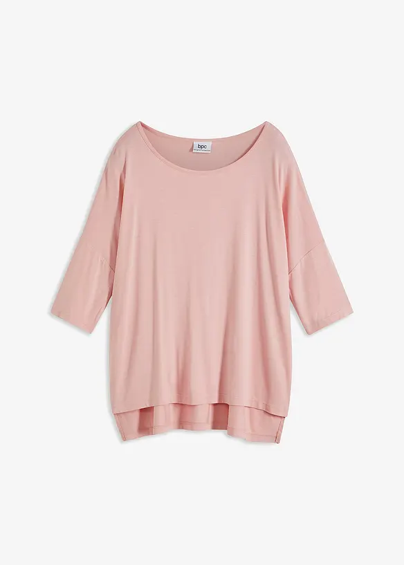 Boxy shirt met boothals, halflange mouw, bonprix